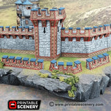 Tabletop Terrain Scatter Terrain Ironhelm Barricades - Dwarven Fantasy Scatter Terrain