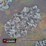 Tabletop Terrain Scatter Terrain Jagged Rocks - Scatter Terrain