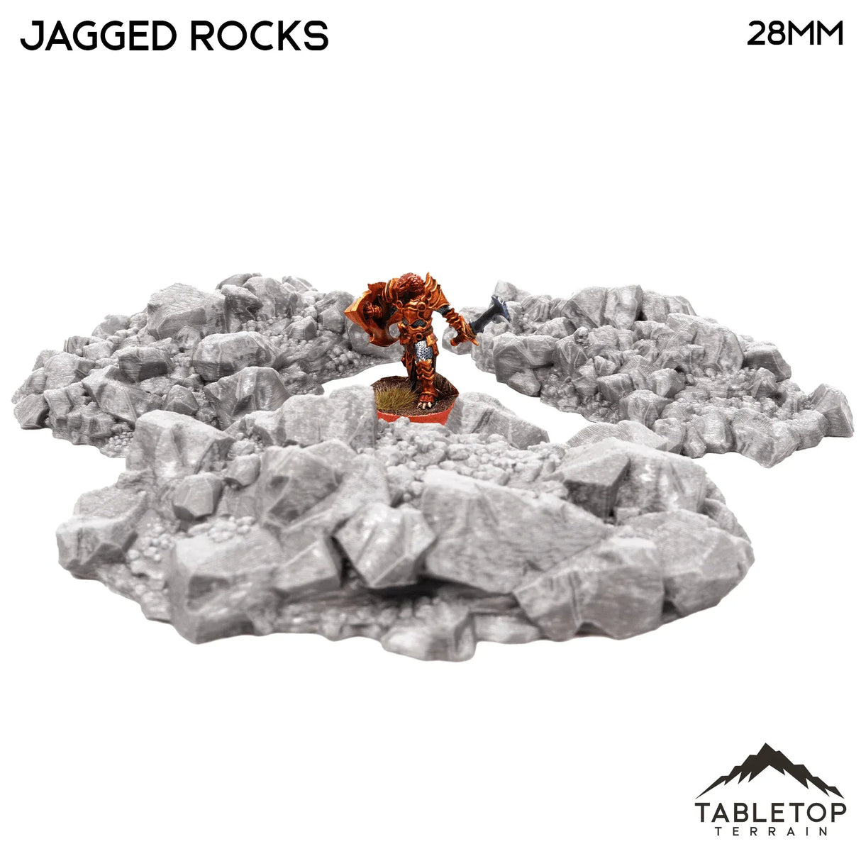 Tabletop Terrain Scatter Terrain Jagged Rocks - Scatter Terrain