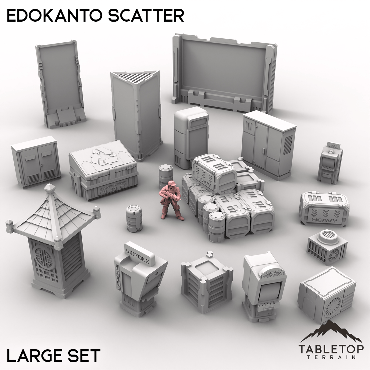Tabletop Terrain Scatter Terrain Large EdoKanto Scatter