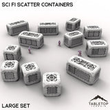 Tabletop Terrain Scatter Terrain Large Sci Fi Scatter Containers