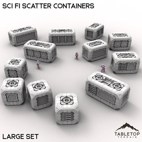 Tabletop Terrain Scatter Terrain Large Sci Fi Scatter Containers