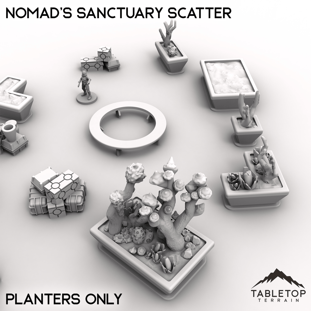 Tabletop Terrain Scatter Terrain Nomad's Sanctuary Scatter