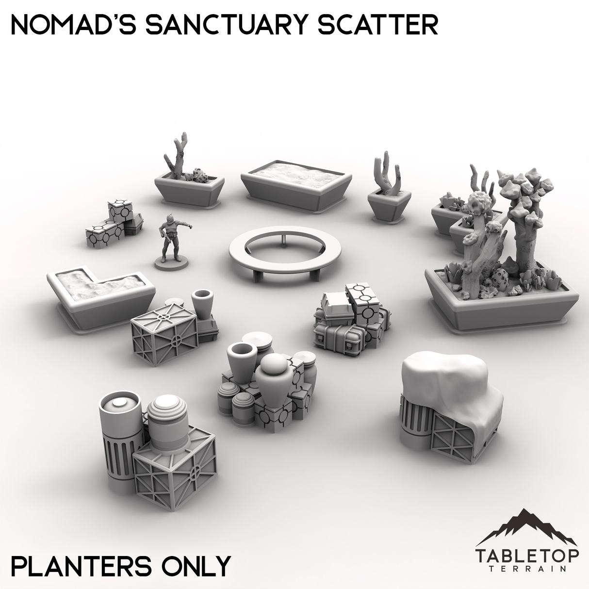 Tabletop Terrain Scatter Terrain Nomad's Sanctuary Scatter