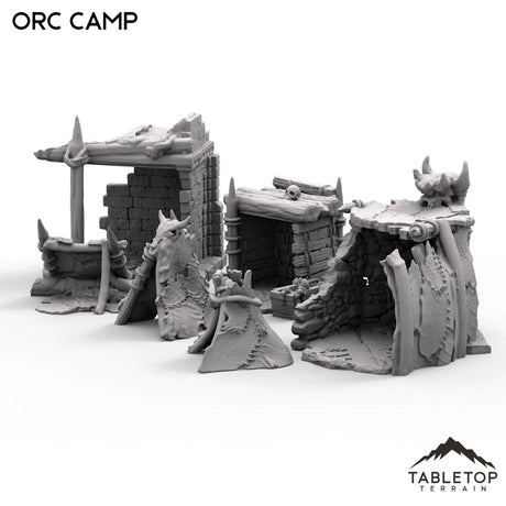 Tabletop Terrain Scatter Terrain Orc Camp - Kingdom of Azragor