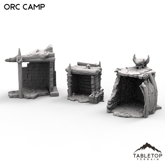 Tabletop Terrain Scatter Terrain Orc Camp - Kingdom of Azragor