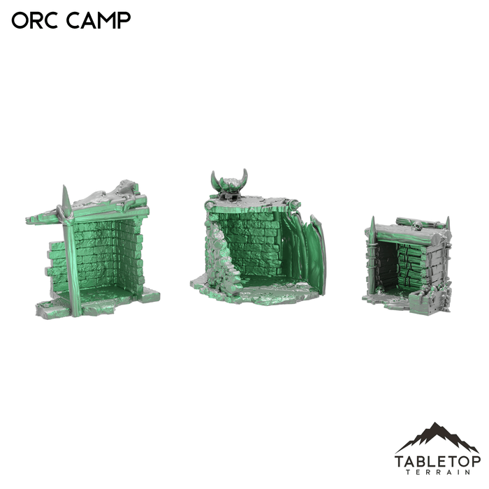 Tabletop Terrain Scatter Terrain Orc Camp - Kingdom of Azragor