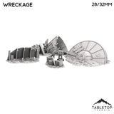 Tabletop Terrain Scatter Terrain Orc Wreckage - Warpzel-1A Orc Space Program