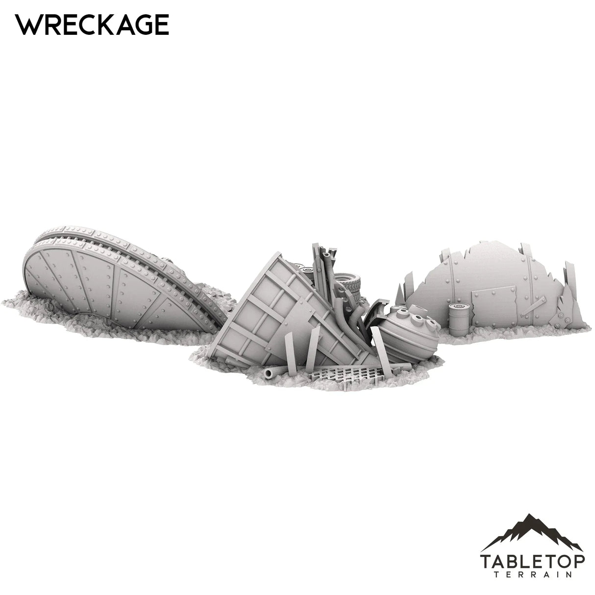 Tabletop Terrain Scatter Terrain Orc Wreckage - Warpzel-1A Orc Space Program