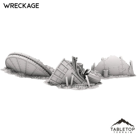 Tabletop Terrain Scatter Terrain Orc Wreckage - Warpzel-1A Orc Space Program