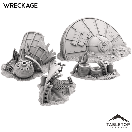 Tabletop Terrain Scatter Terrain Orc Wreckage - Warpzel-1A Orc Space Program