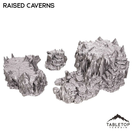 Tabletop Terrain Scatter Terrain Raised Caverns / Shroom with Bridges- Fantasy Scatter Terrain