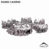Tabletop Terrain Scatter Terrain Raised Caverns / Shroom with Bridges- Fantasy Scatter Terrain