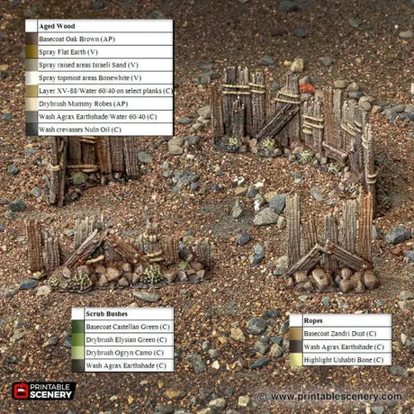 Tabletop Terrain Scatter Terrain Ramshackle Fences