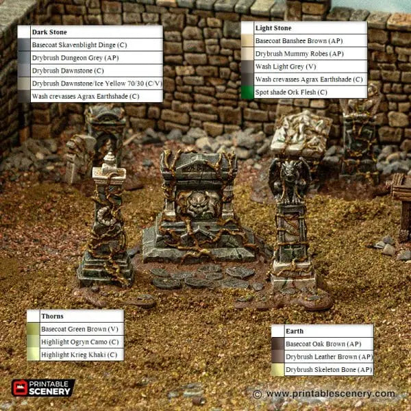 Tabletop Terrain Scatter Terrain Ramshackle Tombstones