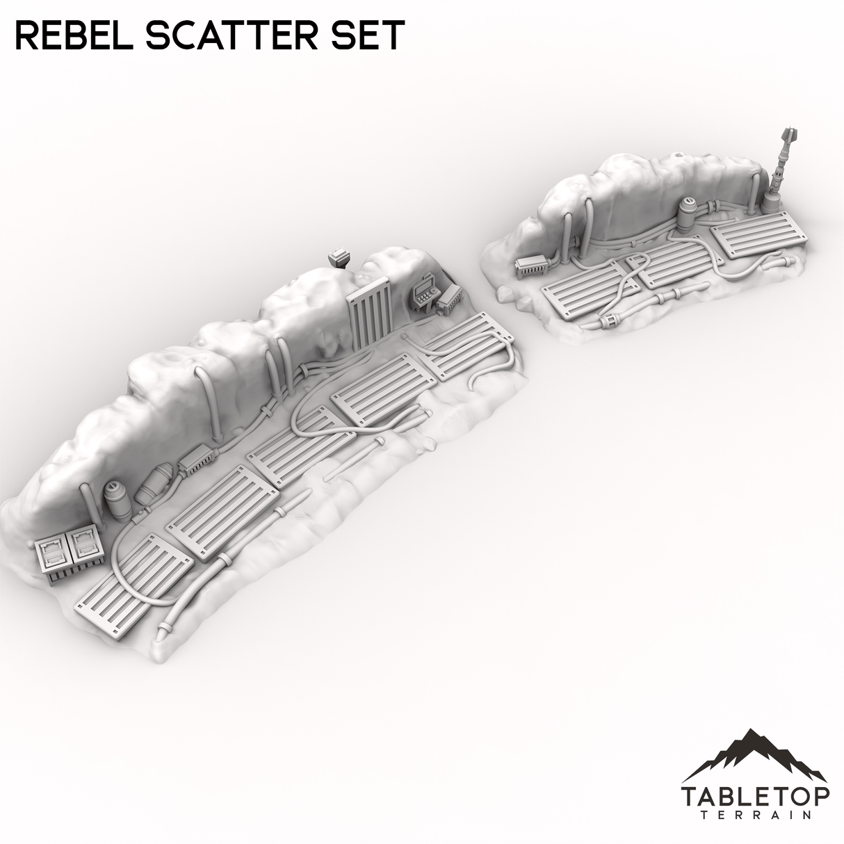 Tabletop Terrain Scatter Terrain Rebel Scatter Set