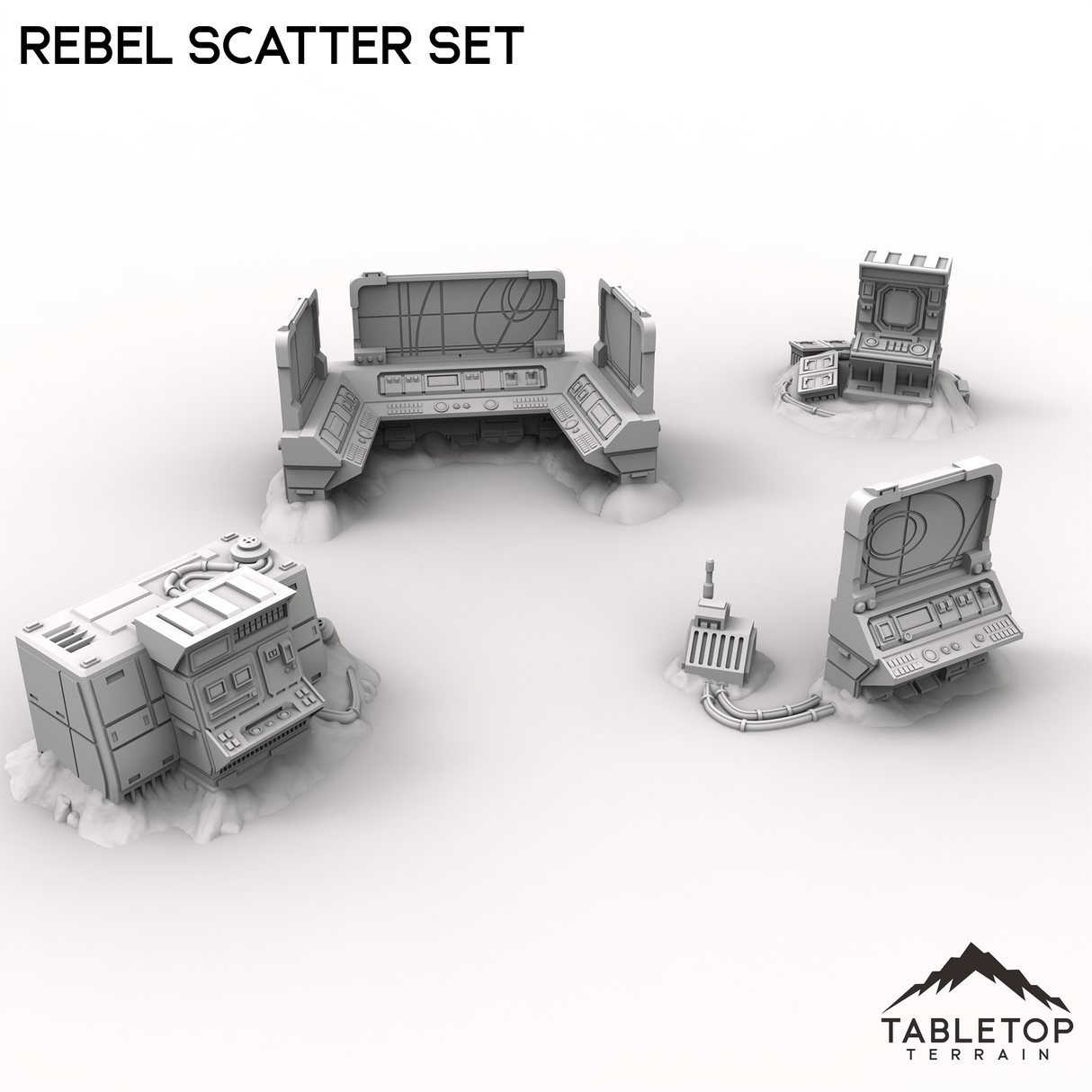 Tabletop Terrain Scatter Terrain Rebel Scatter Set