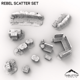 Tabletop Terrain Scatter Terrain Rebel Scatter Set