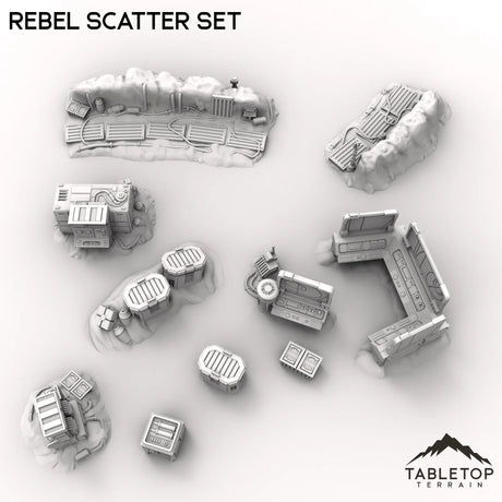 Tabletop Terrain Scatter Terrain Rebel Scatter Set
