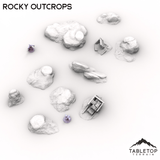 Tabletop Terrain Scatter Terrain Rocky Outcrops - Kingdom of Saxonia