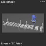 Tabletop Terrain Scatter Terrain Rope Bridge - Fantasy