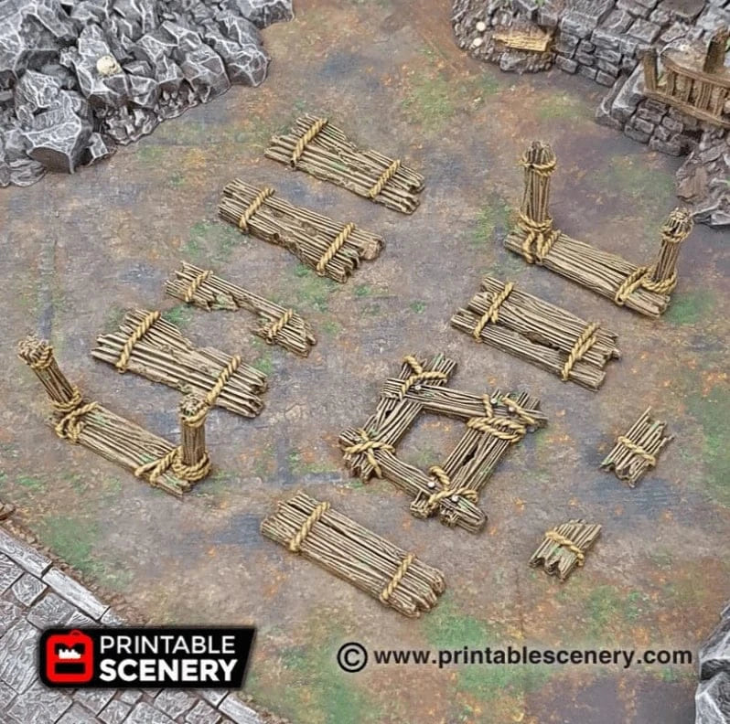 Tabletop Terrain Scatter Terrain Rope Bridge - Fantasy