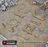 Tabletop Terrain Scatter Terrain Rope Bridge - Fantasy
