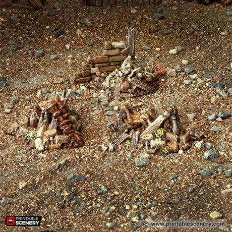 Tabletop Terrain Scatter Terrain Rubble and Scatter