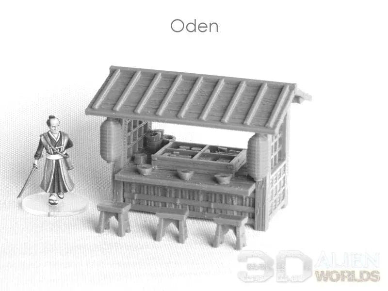 Tabletop Terrain Scatter Terrain Samurai Market Stalls