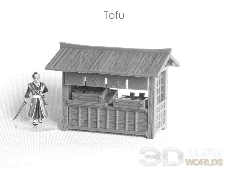 Tabletop Terrain Scatter Terrain Samurai Market Stalls