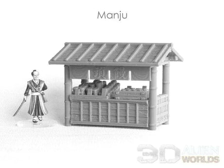 Tabletop Terrain Scatter Terrain Samurai Market Stalls
