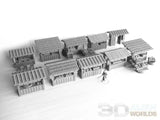 Tabletop Terrain Scatter Terrain Samurai Market Stalls