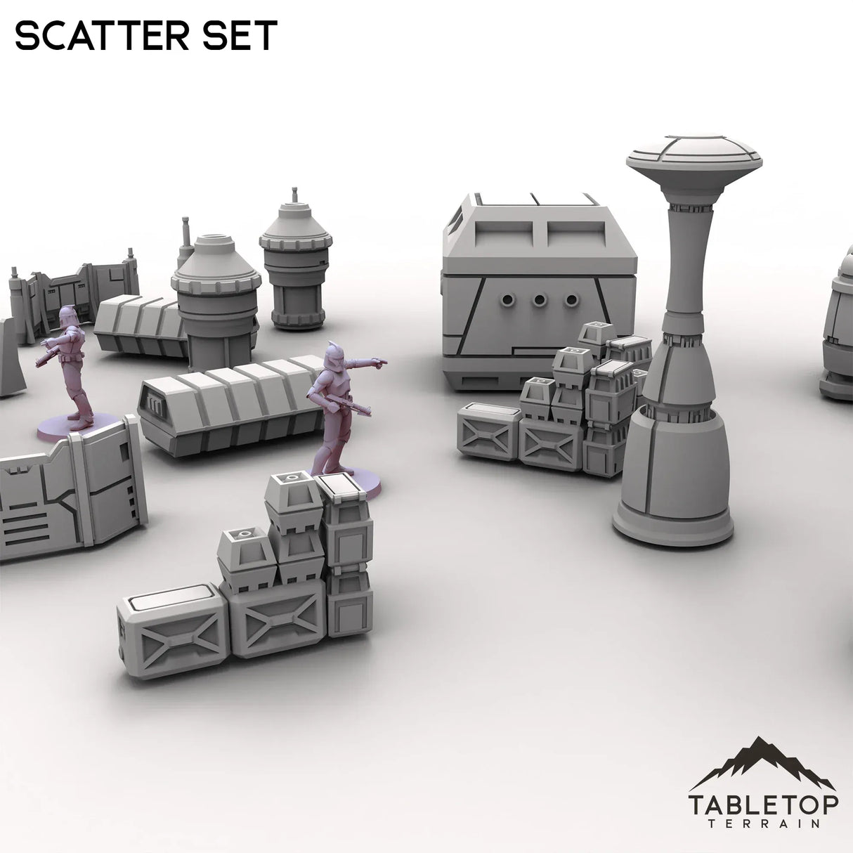 Tabletop Terrain Scatter Terrain Scatter Set - To'ka Station