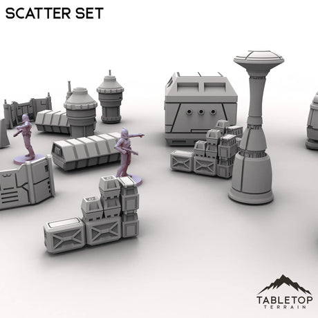 Tabletop Terrain Scatter Terrain Scatter Set - To'ka Station