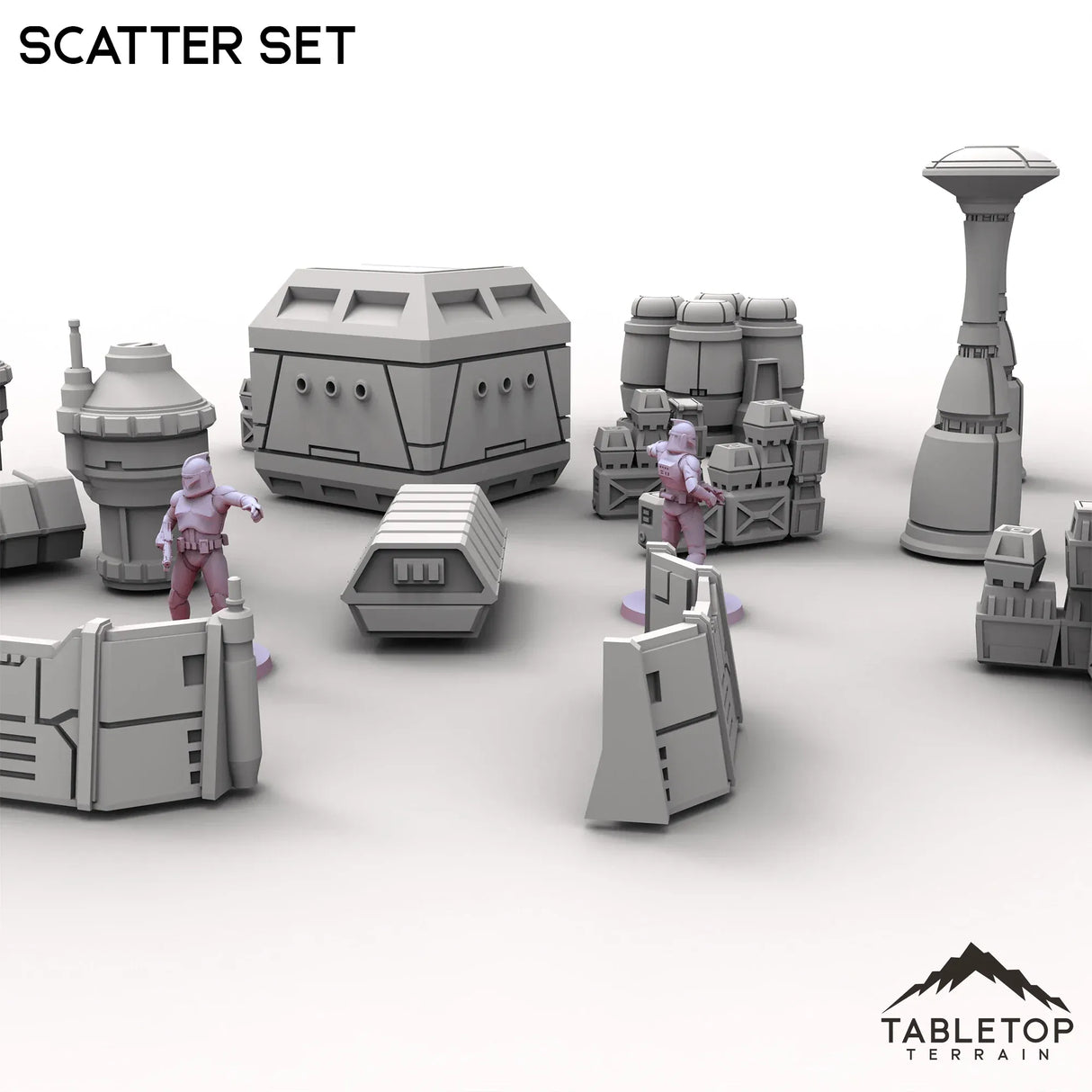 Tabletop Terrain Scatter Terrain Scatter Set - To'ka Station