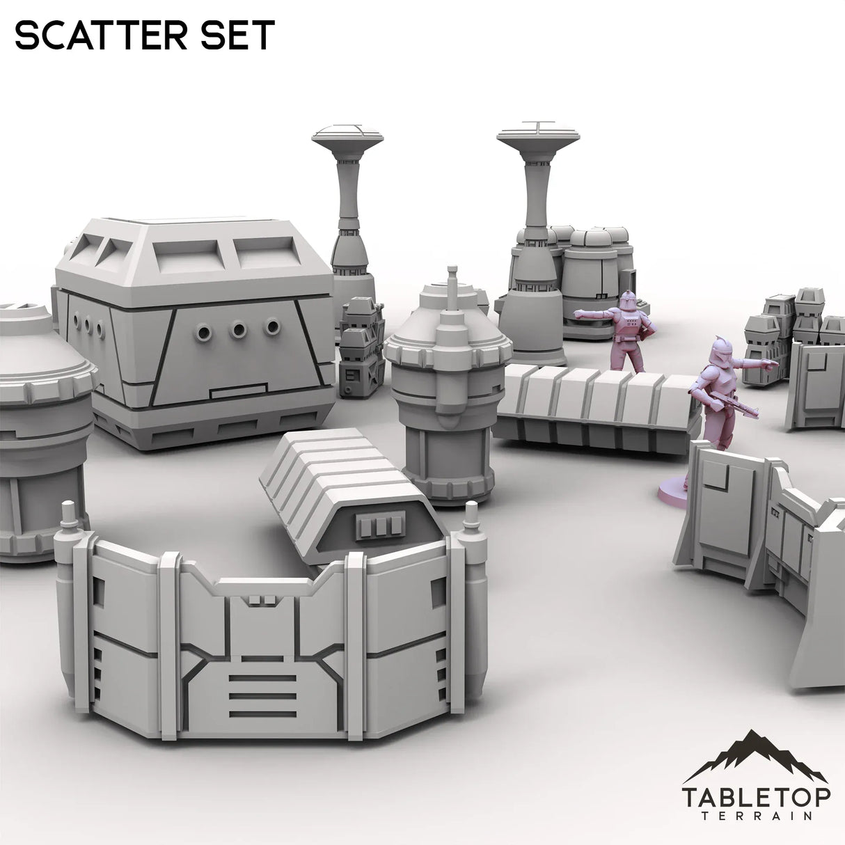 Tabletop Terrain Scatter Terrain Scatter Set - To'ka Station