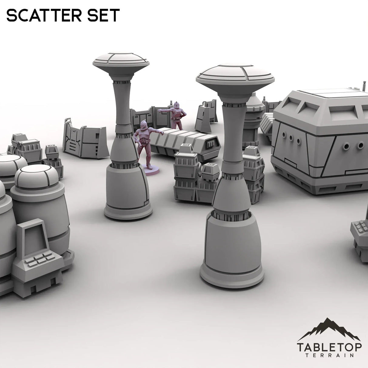 Tabletop Terrain Scatter Terrain Scatter Set - To'ka Station