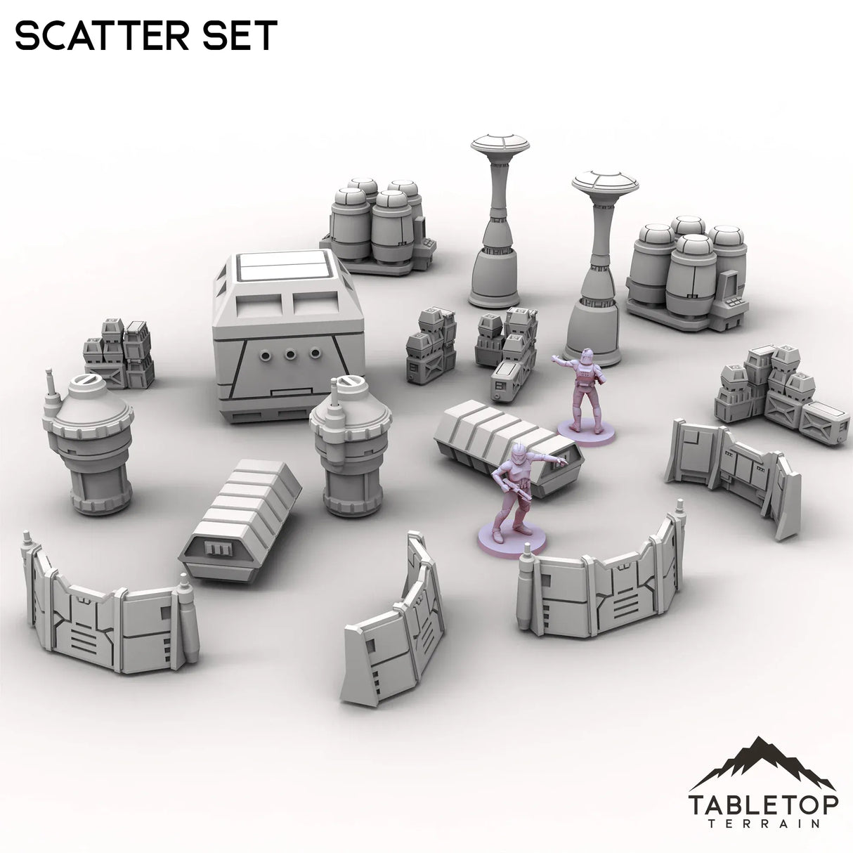 Tabletop Terrain Scatter Terrain Scatter Set - To'ka Station