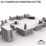 Tabletop Terrain Scatter Terrain Sci Fi Barracks Furniture Scatter