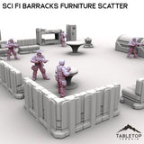Tabletop Terrain Scatter Terrain Sci Fi Barracks Furniture Scatter