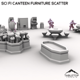 Tabletop Terrain Scatter Terrain Sci Fi Canteen Furniture Scatter
