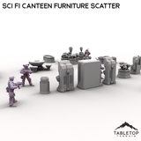 Tabletop Terrain Scatter Terrain Sci Fi Canteen Furniture Scatter