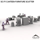 Tabletop Terrain Scatter Terrain Sci Fi Canteen Furniture Scatter