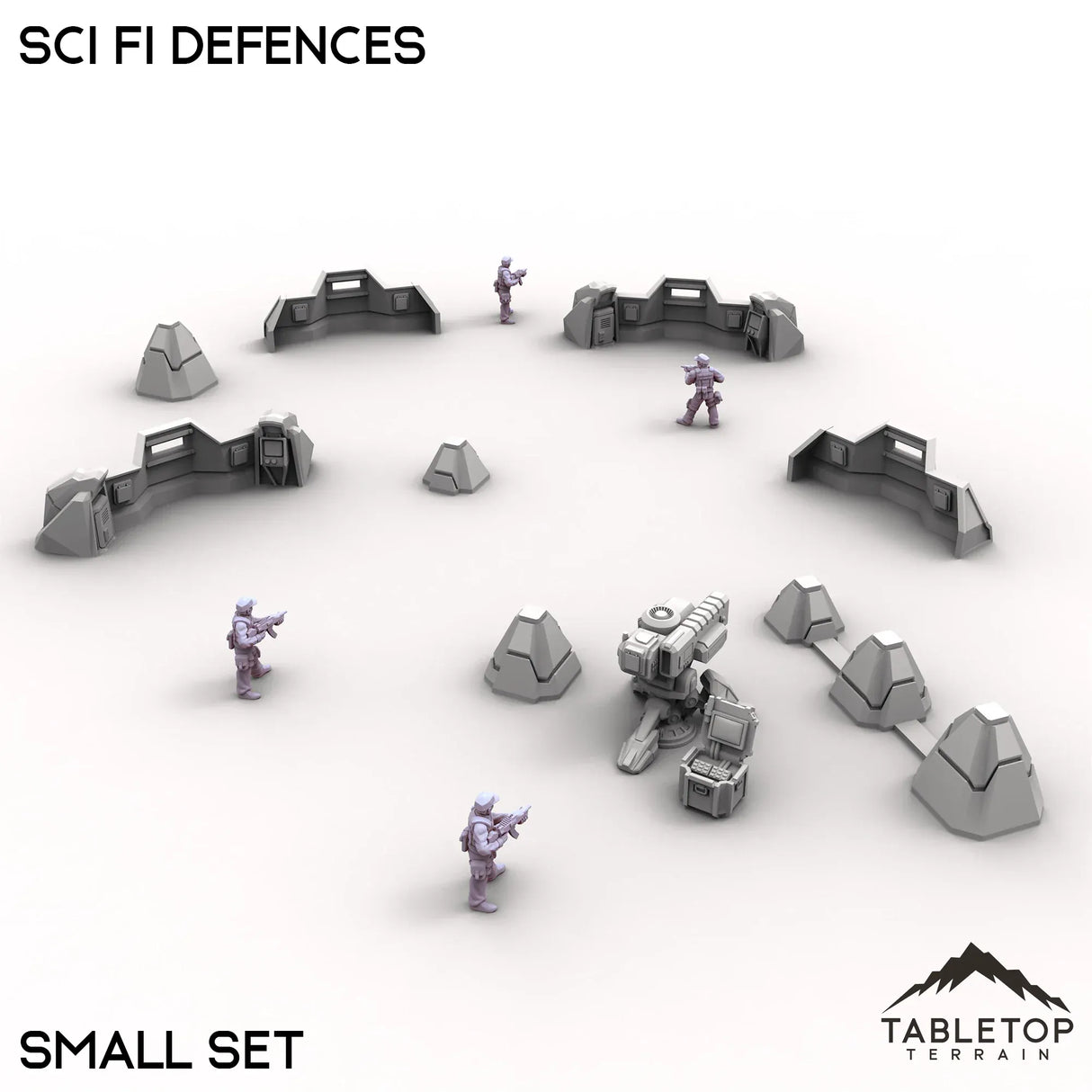 Tabletop Terrain Scatter Terrain Sci Fi Defences
