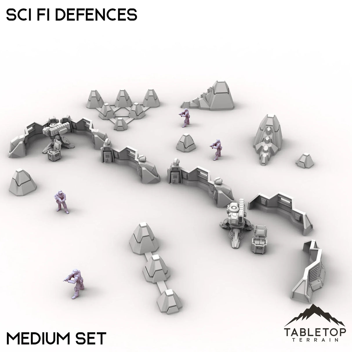 Tabletop Terrain Scatter Terrain Sci Fi Defences