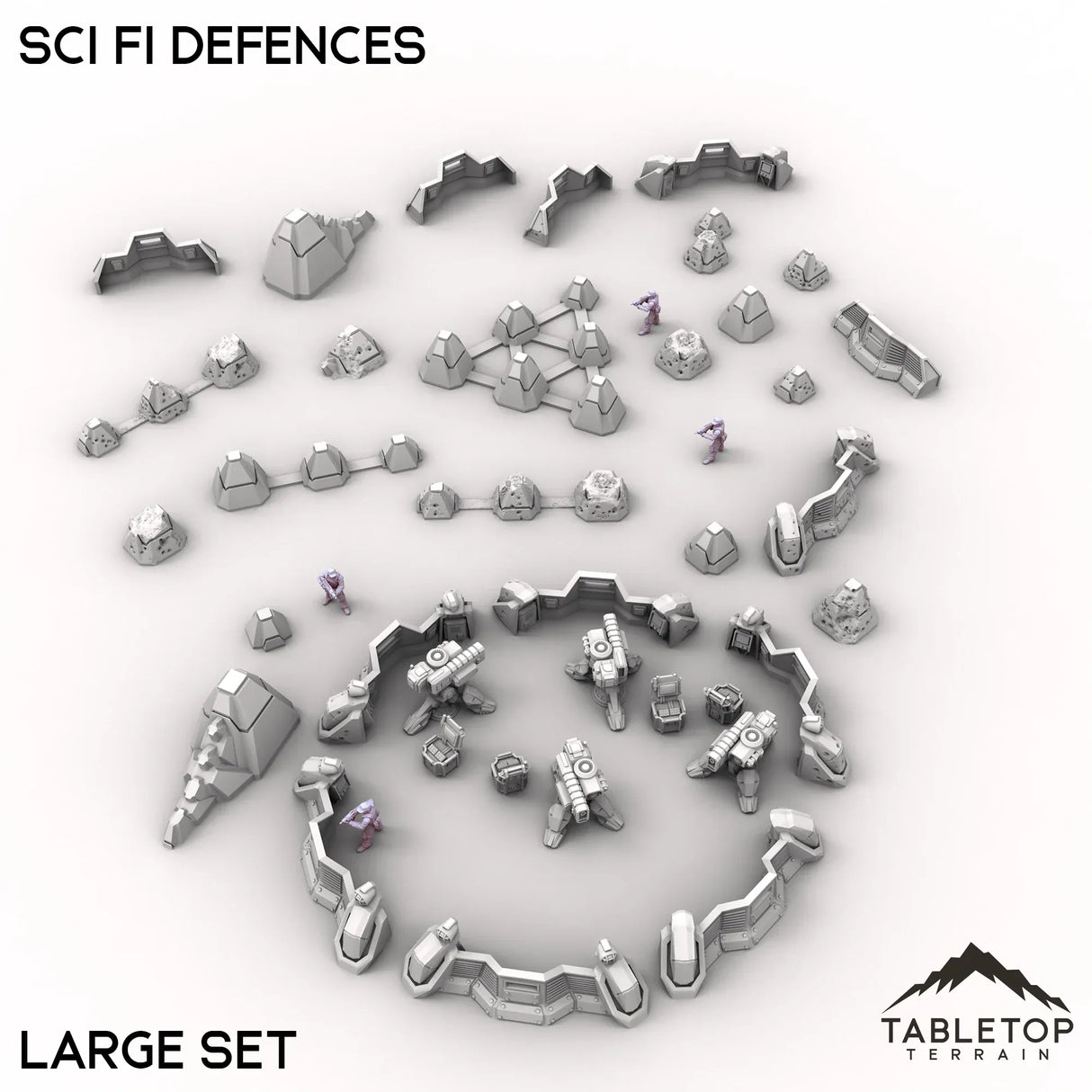 Tabletop Terrain Scatter Terrain Sci Fi Defences