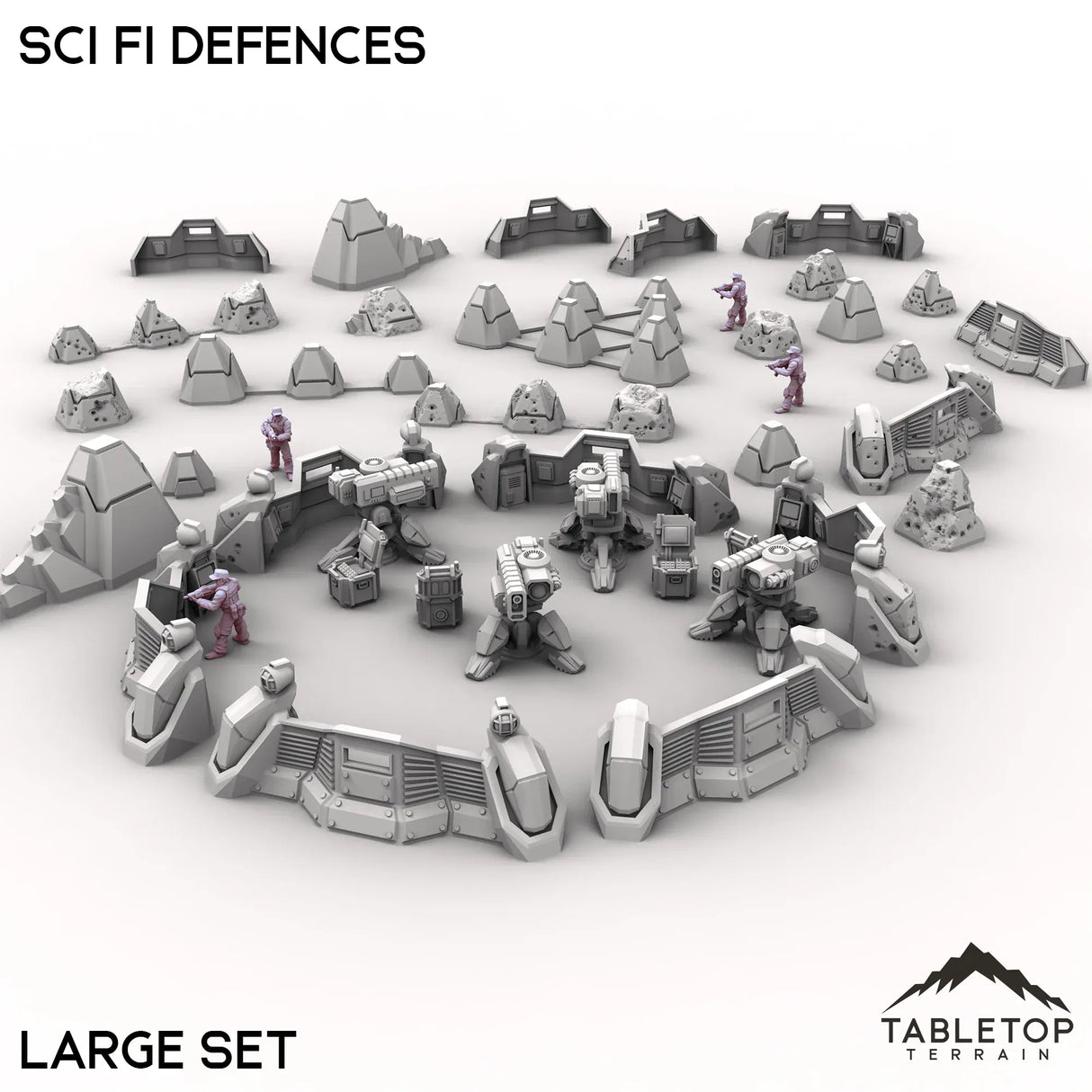 Tabletop Terrain Scatter Terrain Sci Fi Defences