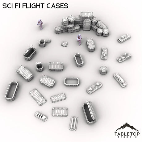 Tabletop Terrain Scatter Terrain Sci Fi Flight Cases Scatter