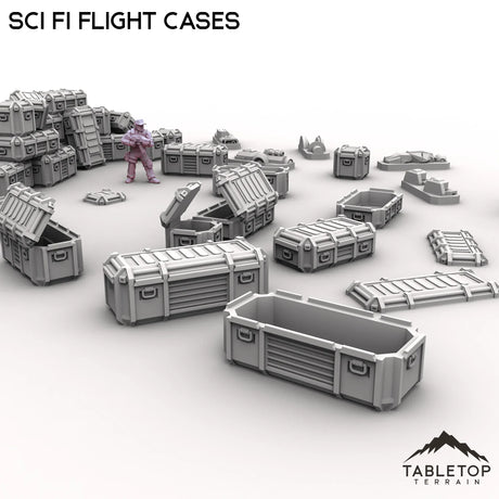 Tabletop Terrain Scatter Terrain Sci Fi Flight Cases Scatter