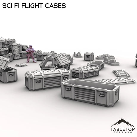 Tabletop Terrain Scatter Terrain Sci Fi Flight Cases Scatter